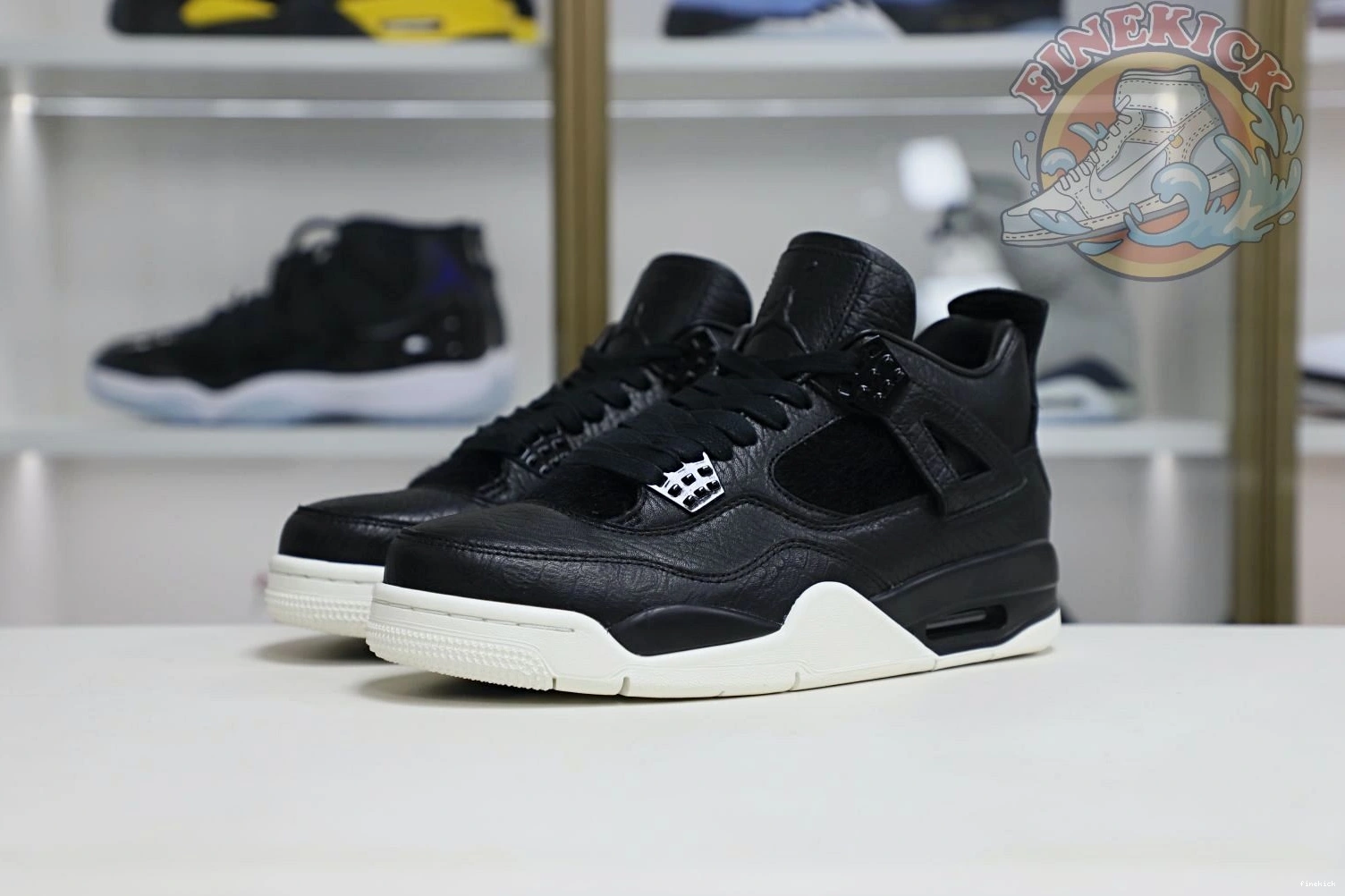 retro black Jordan 4 ponyhair Jordan Air 1101